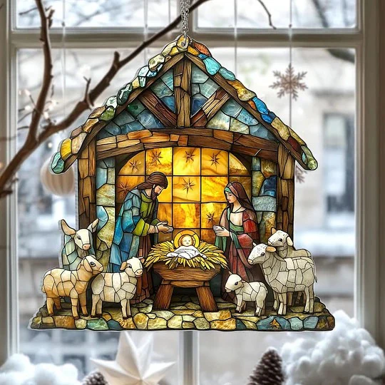 Nativity Scene Suncatcher - Image 2