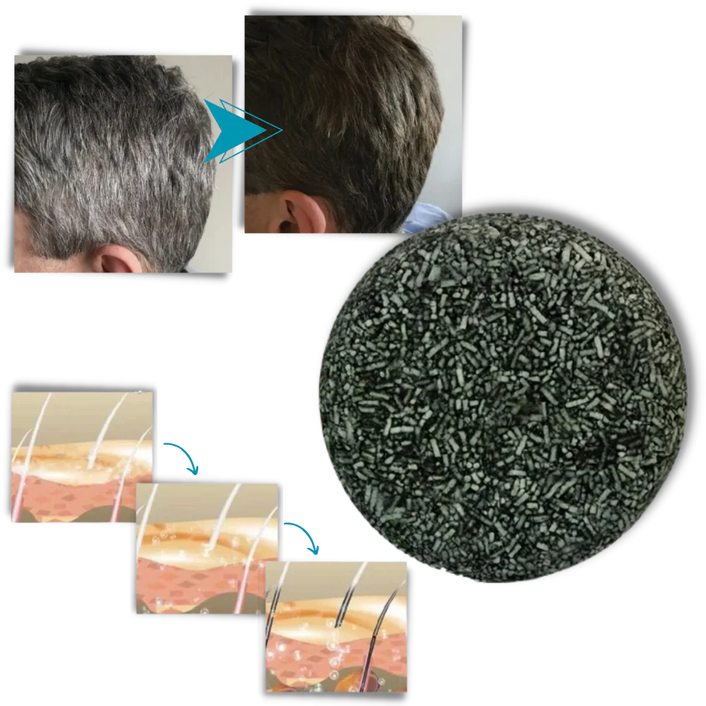 Natural Solid Shampoo For Gray Hair - Image 3