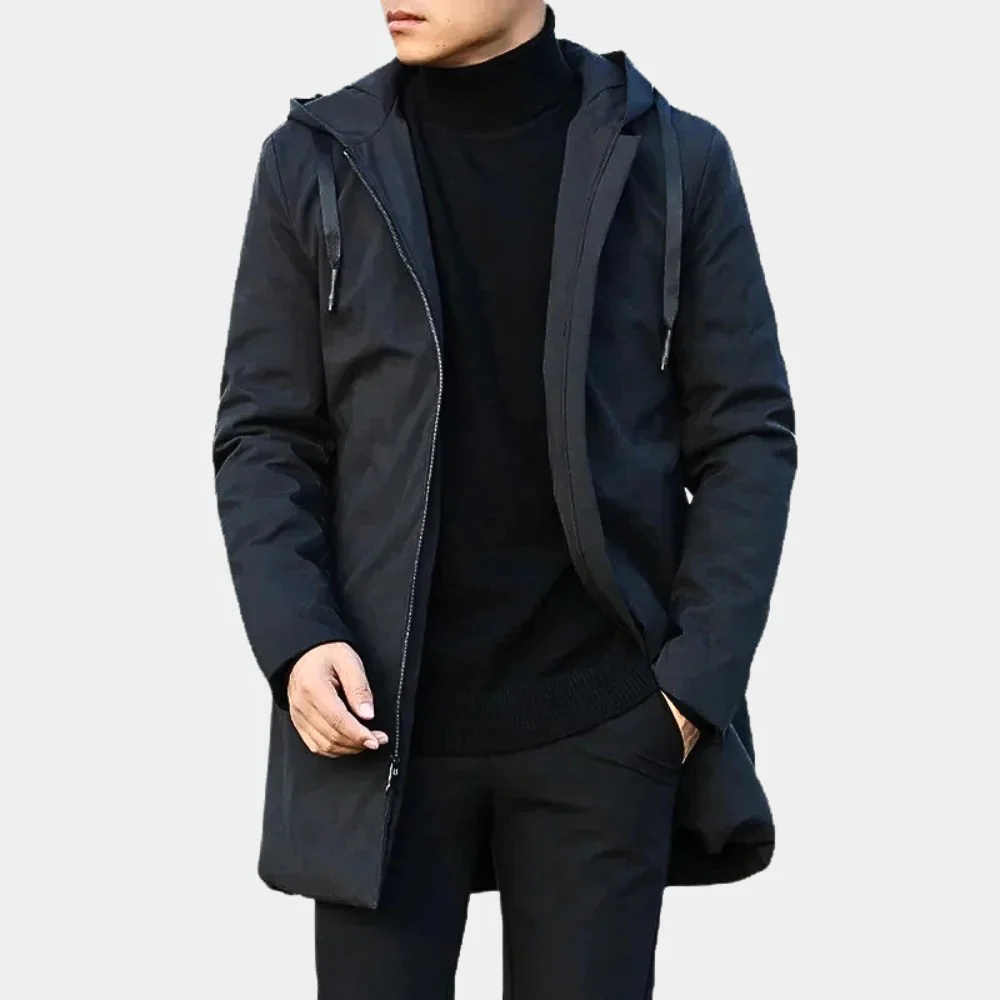 Neat Long Men's Coat - Image 6