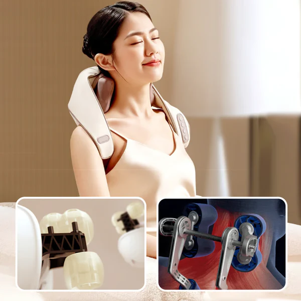 Neck and Shoulder Heat Massager – Therapeutic Relaxation Tool - Perfect Wellness Gift - Image 4