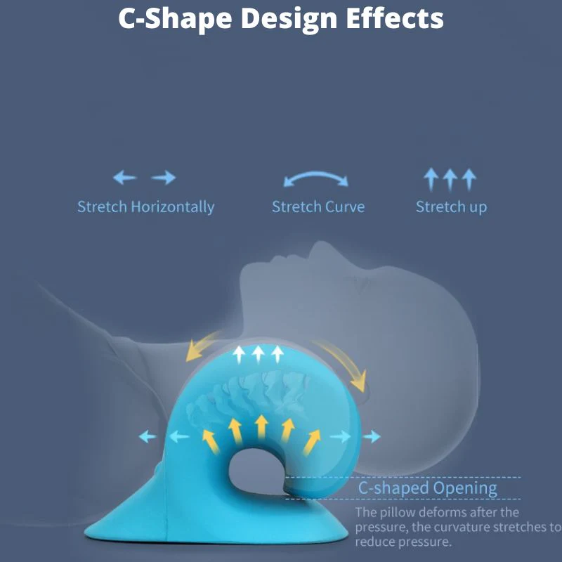 Neck Stretcher Cervical Chiropractic Traction Device Pillow for Pain Relief - Image 8
