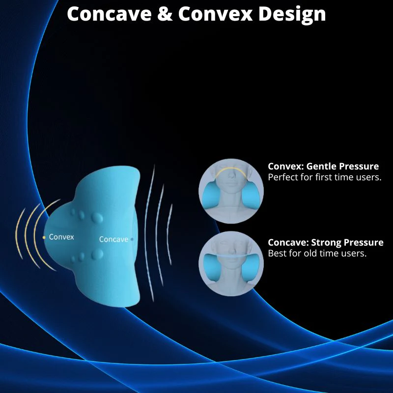 Neck Stretcher Cervical Chiropractic Traction Device Pillow for Pain Relief - Image 9