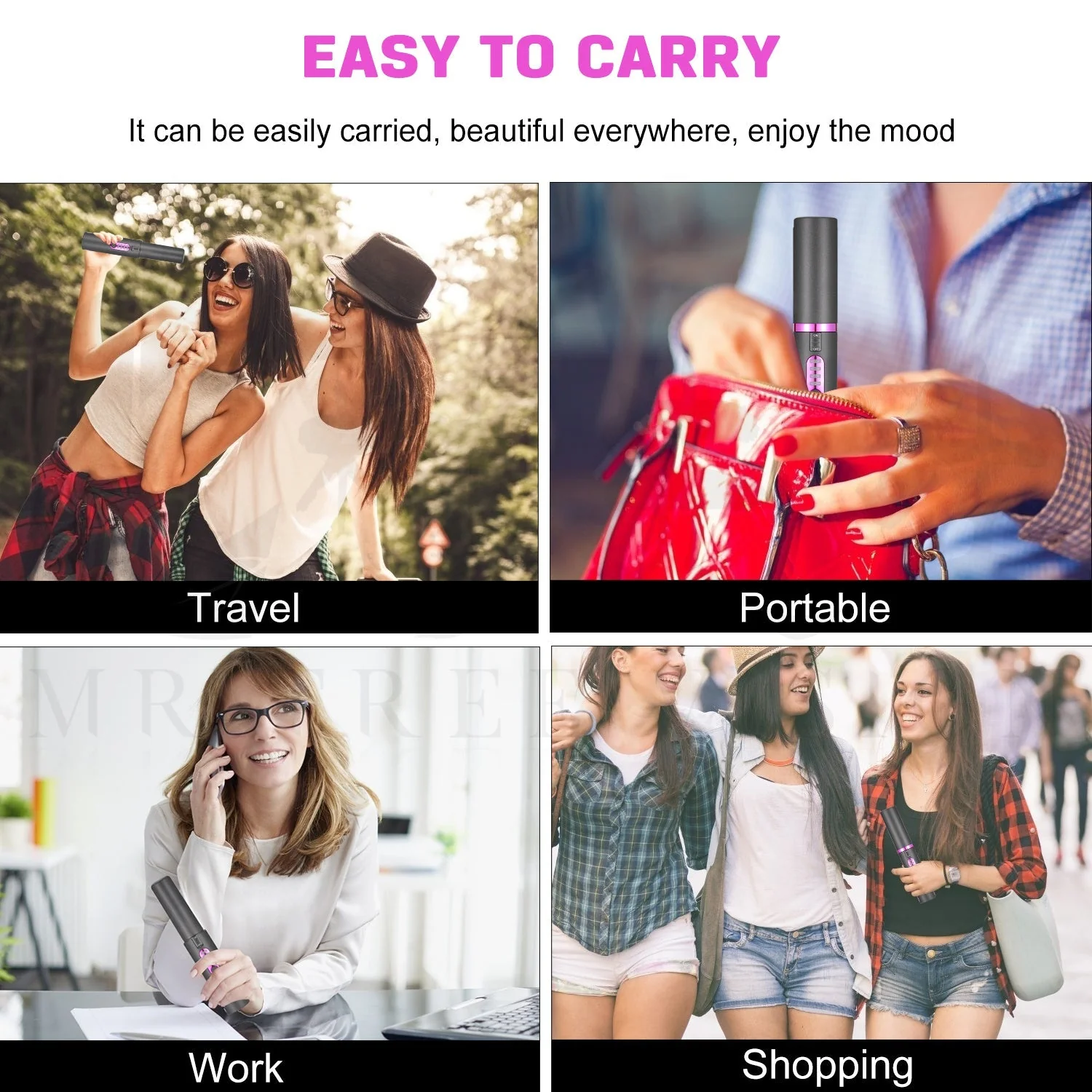 New USB Charging Mini Wireless Travel Hair Iron - Image 6
