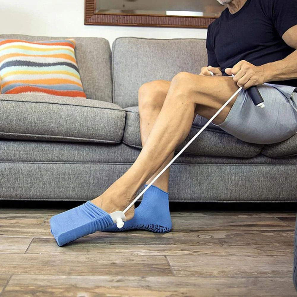 No Bend Sock Wearing Device for Elderly and Handicapped - Image 4