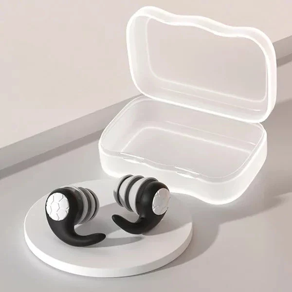 Noise Cancelling Silicone Earplugs for Sleeping - Image 3