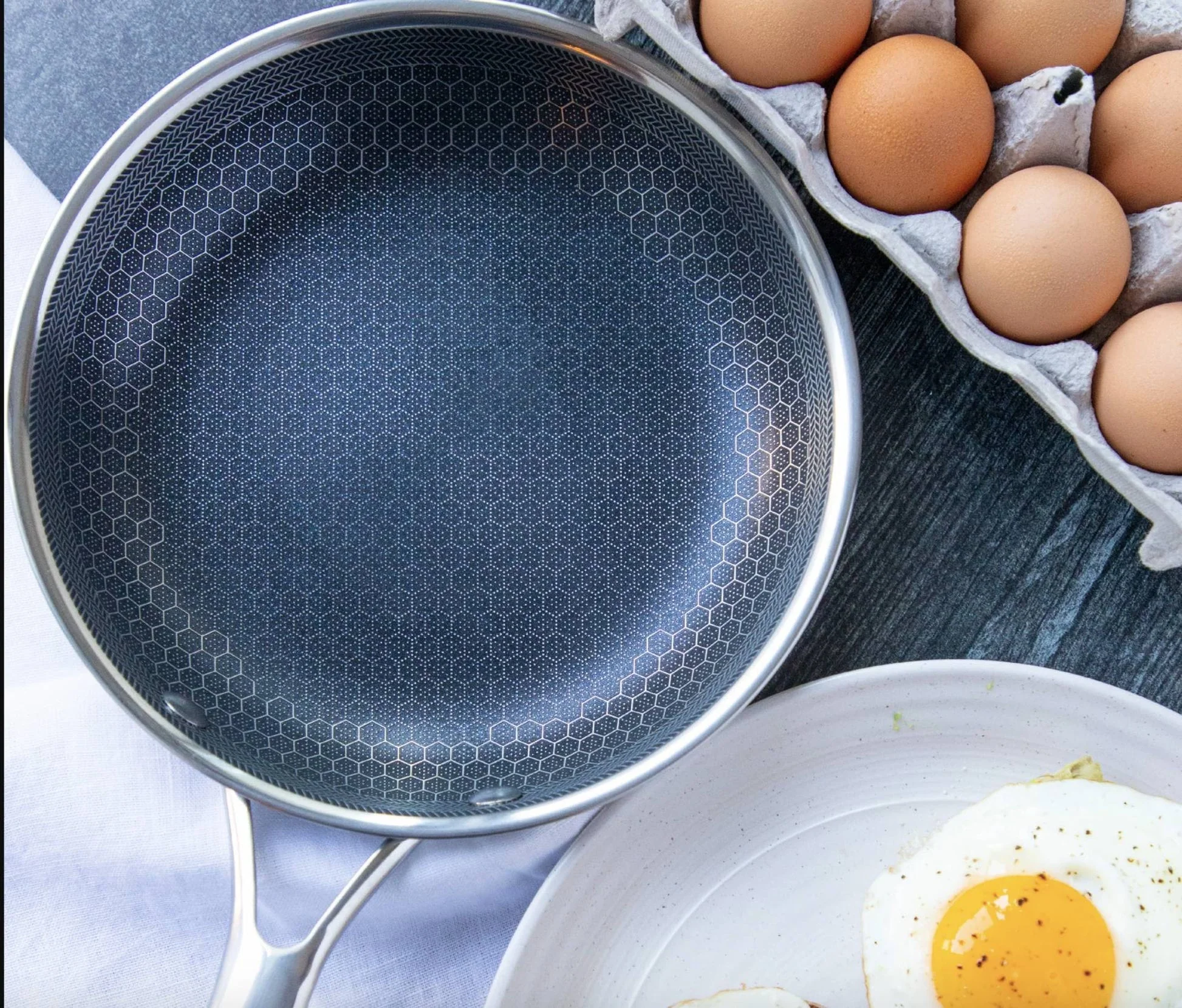 Non-Stick Stainless Steel Frying Pan - Image 5