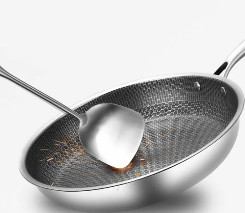 Non-Stick Stainless Steel Frying Pan - Image 6