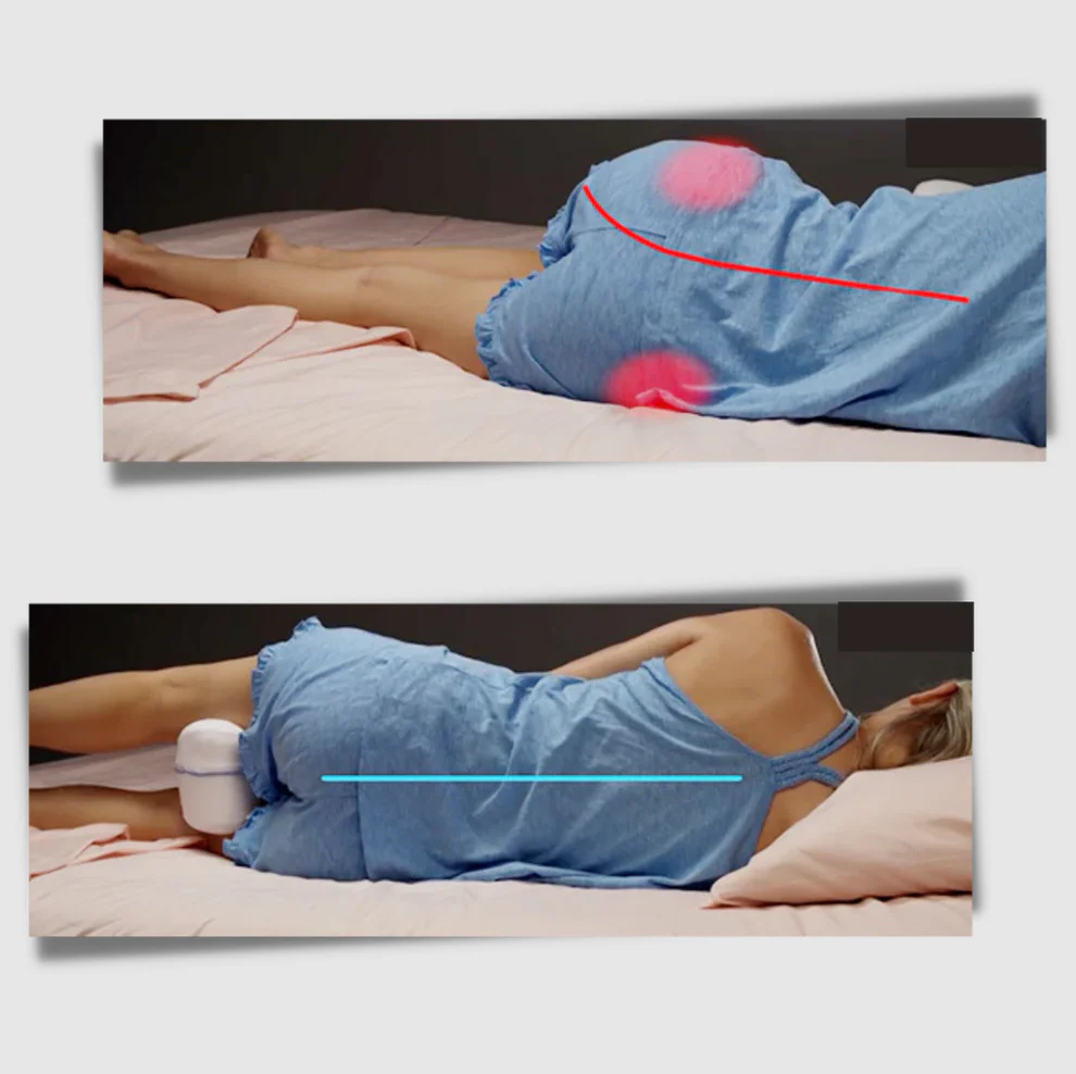 Orthopedic knee and leg pillow with memory foam - Image 5