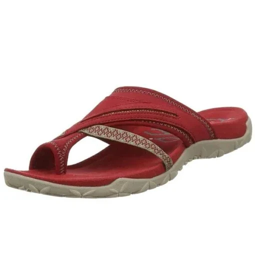 Sandals For Women Comfortable Casual Cross Strap Flip-flops - Image 3