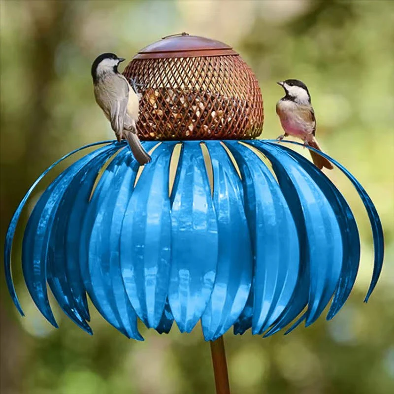 Outdoor Flower Bird Feeder - Image 9