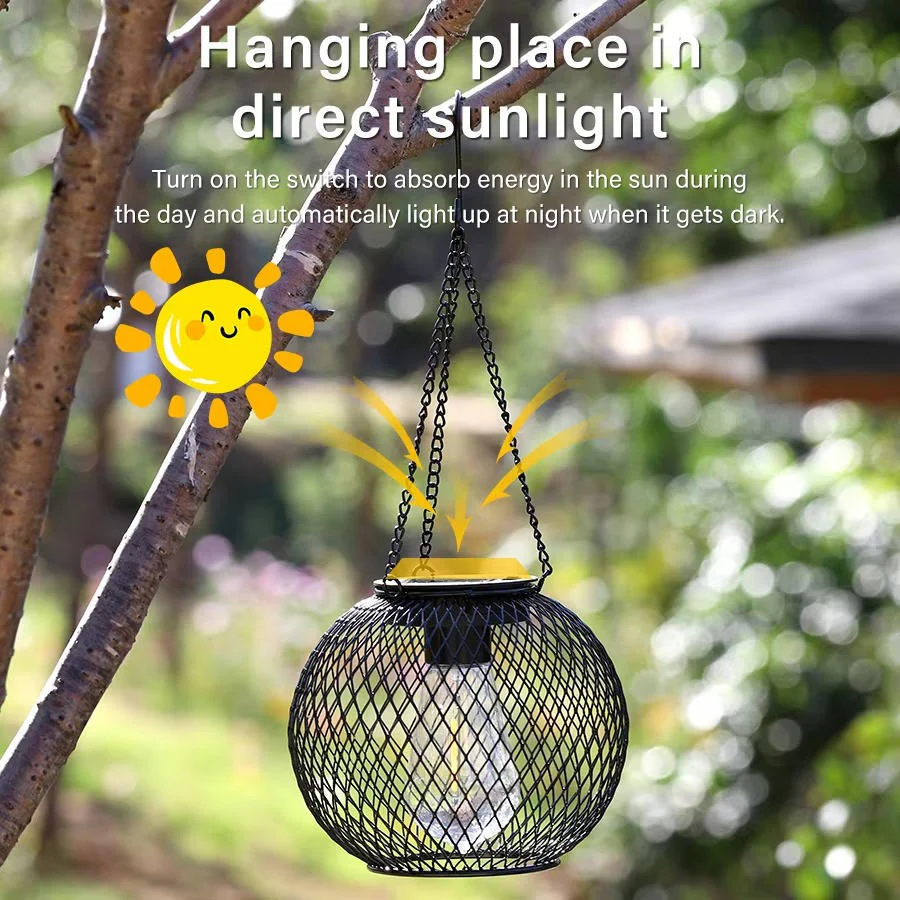 Outdoor Solar Hanging Lantern - Image 4