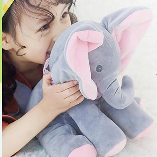 Peek-a-boo Elephant Plush Toy - Image 3