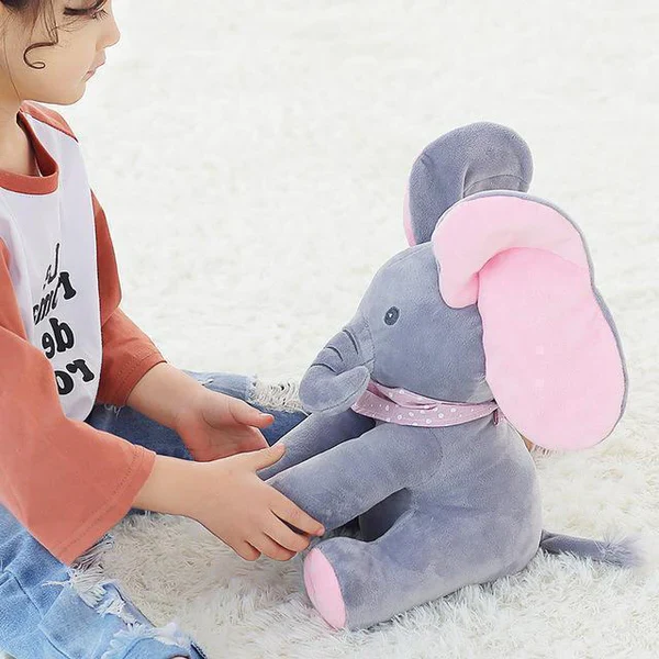 Peek-a-boo Elephant Plush Toy - Image 4