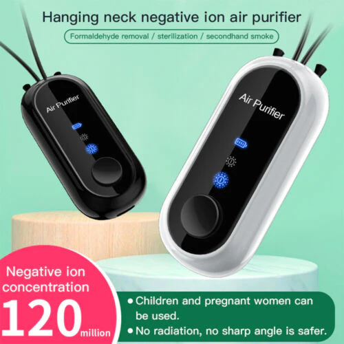 Personal Mini Air Purifier Necklace | Wearable Air Purifier with USB Charging - Image 5