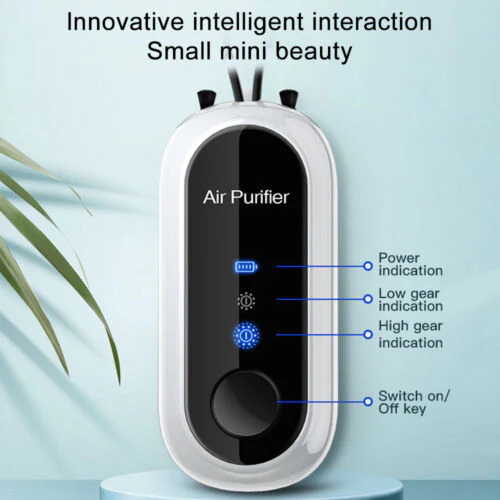 Personal Mini Air Purifier Necklace | Wearable Air Purifier with USB Charging - Image 6