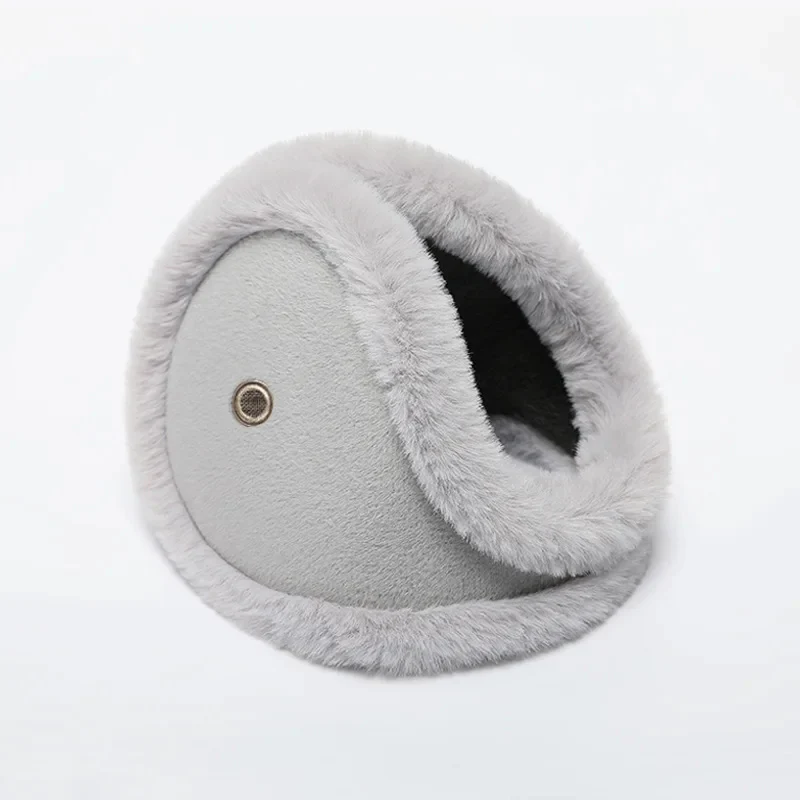 Plush Winter Ear Muffs with Earpiece - Image 6