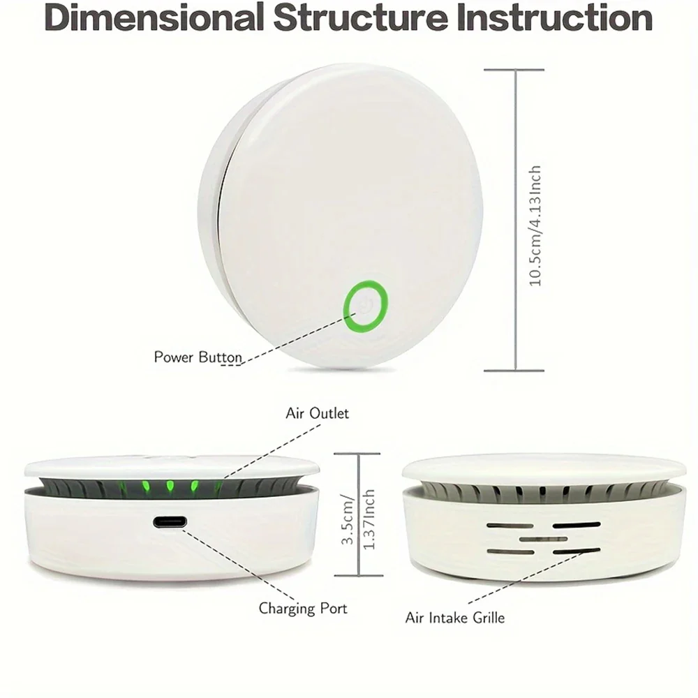 Portable Air Purifier and Odor Eliminator - Image 3