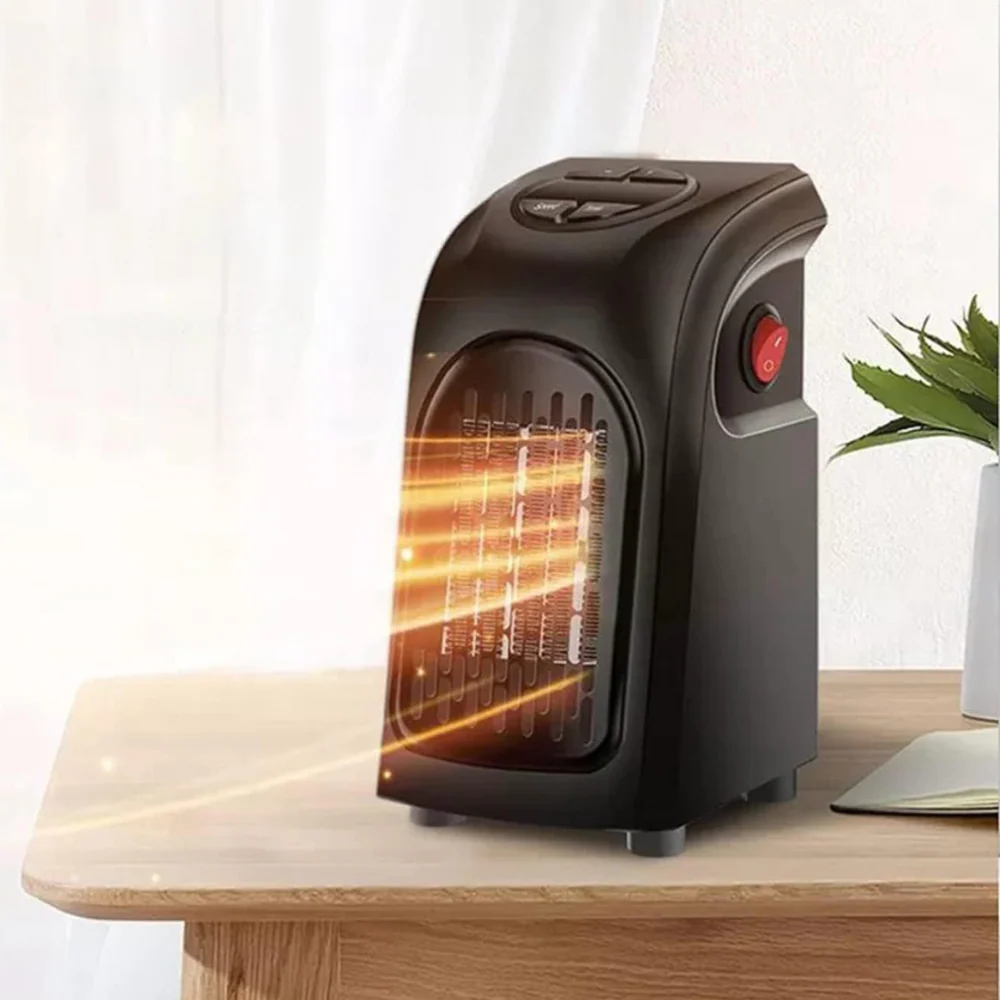 Portable Plug-In Electric Fan Heater with Thermostat - Image 4