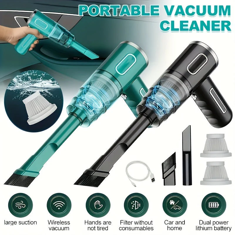 Portable USB Rechargeable Vacuum Cleaner for Car and Home - Image 3