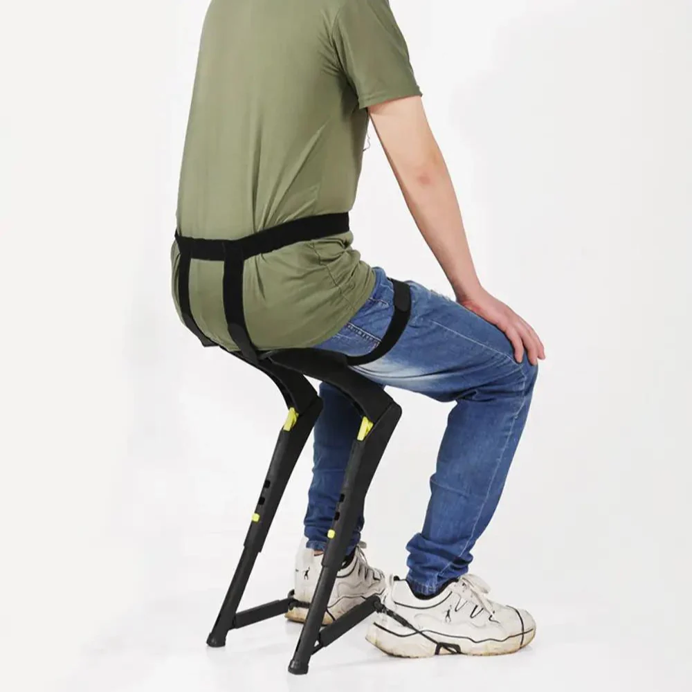 Portable Wearable Exoskeleton Outdoor Sports Folding Chair - Image 2
