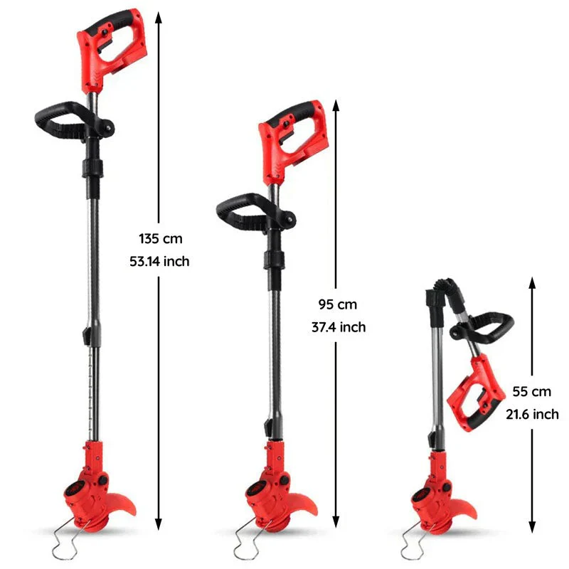 Powerful Electric Battery Operated Cordless Grass Trimmer - Image 12