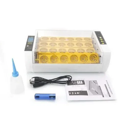 Premium Egg Incubator Automatic Chicken Quail Egg Hatcher 24 Eggs - Image 4