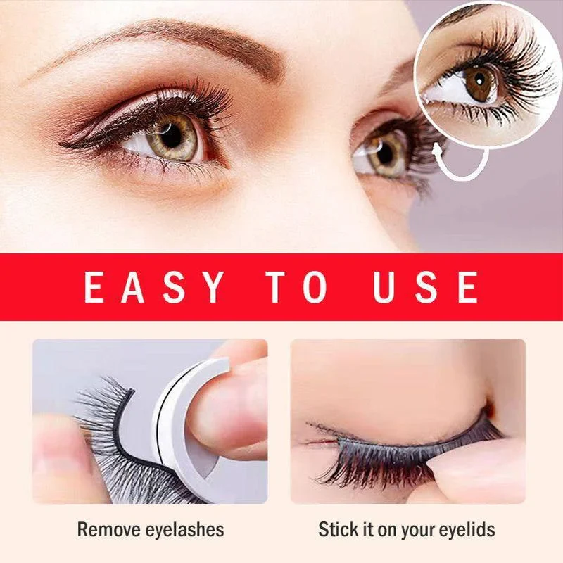 Premium Reusable Self-Adhesive Eyelashes - Image 7