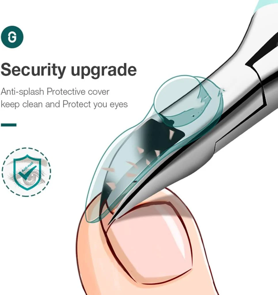 Premium Toenail Clipper for Seniors, Best for Thick and Ingrown Toenails - Image 3