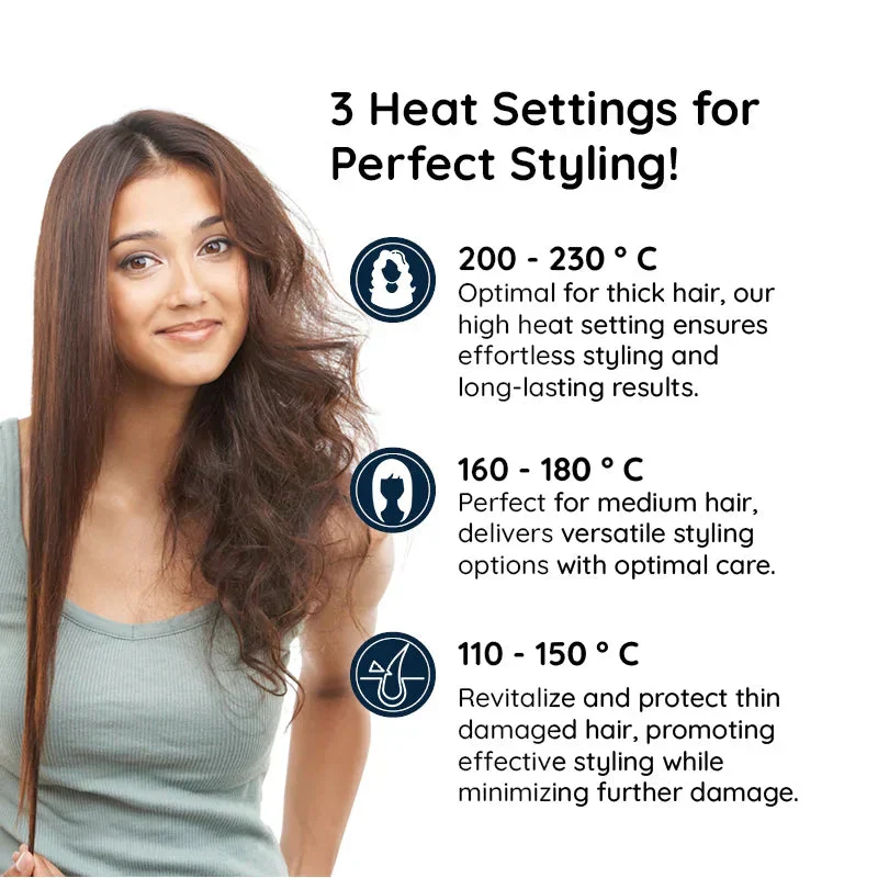 Professional 2 in 1 Rotating Iron Hair Brush - Image 5