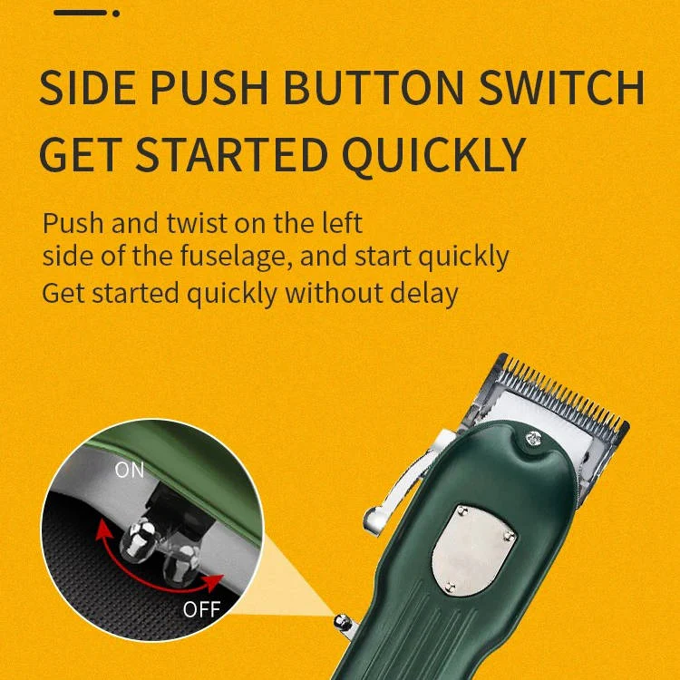 Professional Dog Hair Clipper All Metal Rechargeable - Image 3