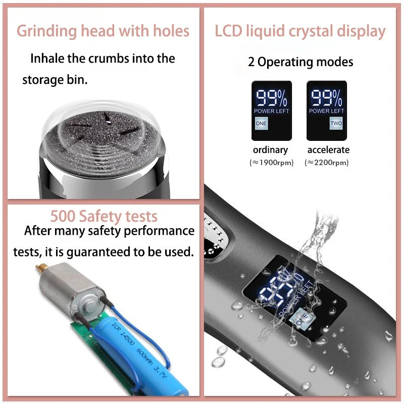 Professional Electric Foot Hard Skin Remover – Get Rid of Calluses & Rough Skin Easily - Image 4