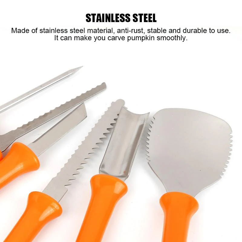 Pumpkin Cutting Set Stainless Steel Cutting Tool Set - Image 6