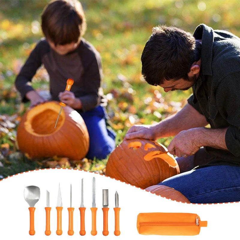 Pumpkin Cutting Set Stainless Steel Cutting Tool Set - Image 7
