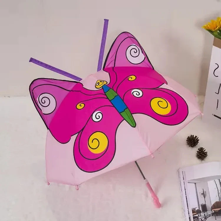 Rainbow Fun Kids Umbrella - Image 3