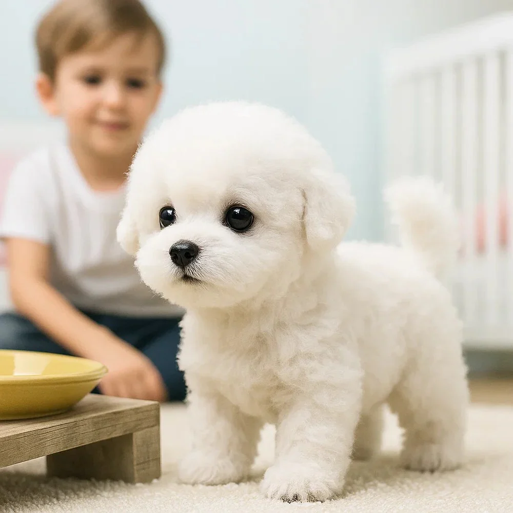 Realistic Interactive Plush Puppy Toy - Image 4