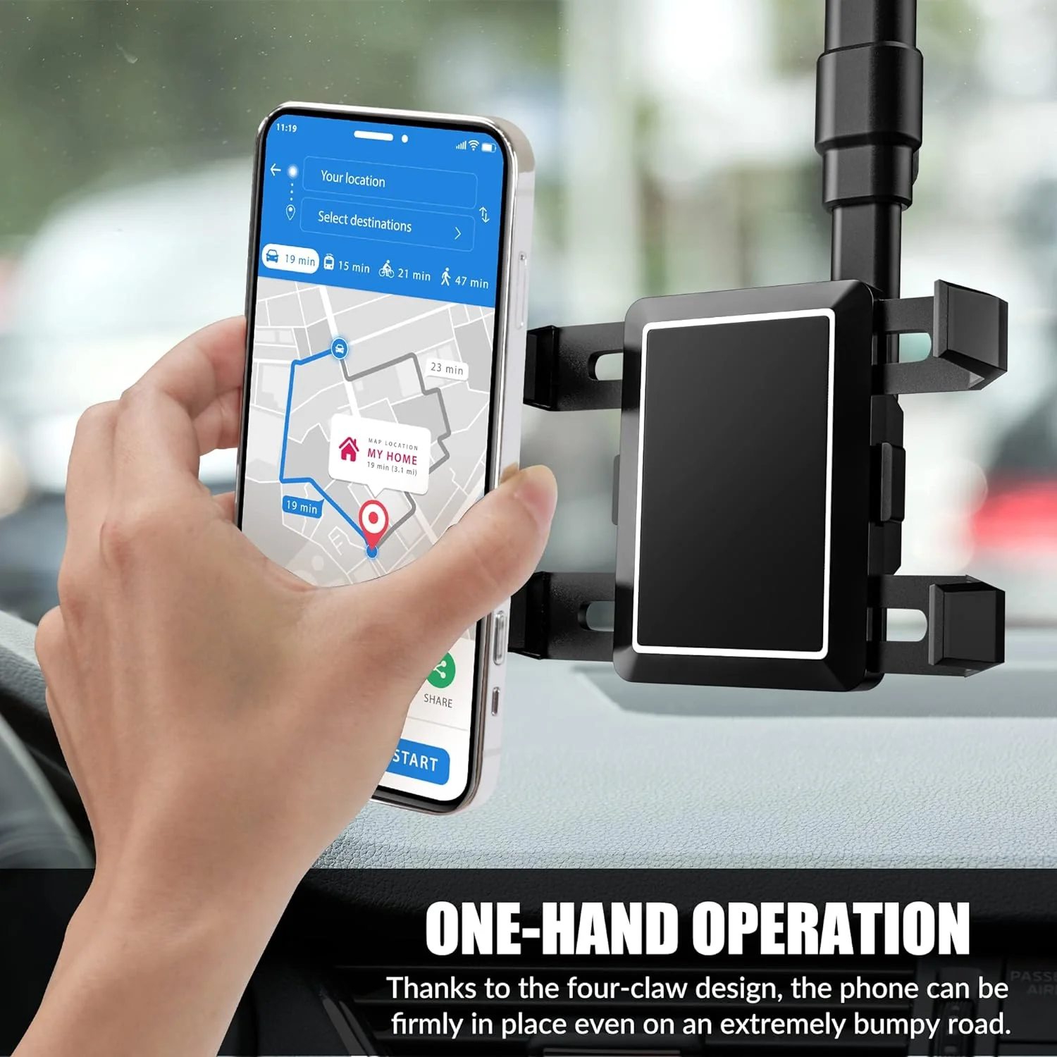 Rearview Mirror Phone Holder - Image 7