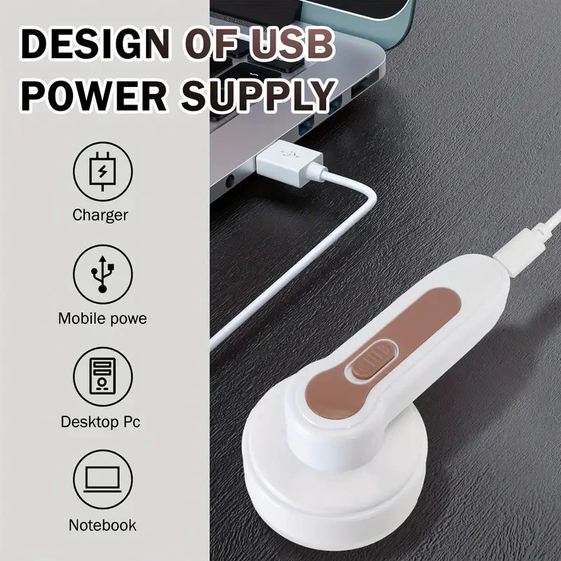 Rechargeable Electric Lint Remover for Clothing, Furniture, and Carpets - Image 4