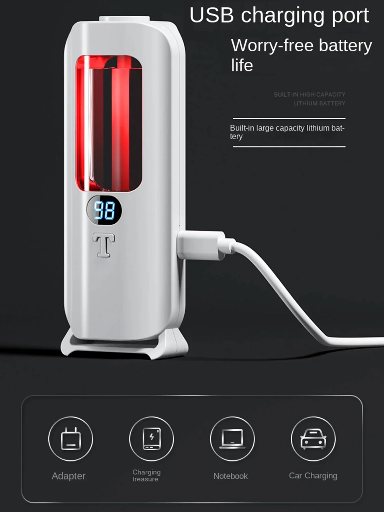 Rechargeable Essential Oil Diffuser with 5 Spray Modes - Image 2