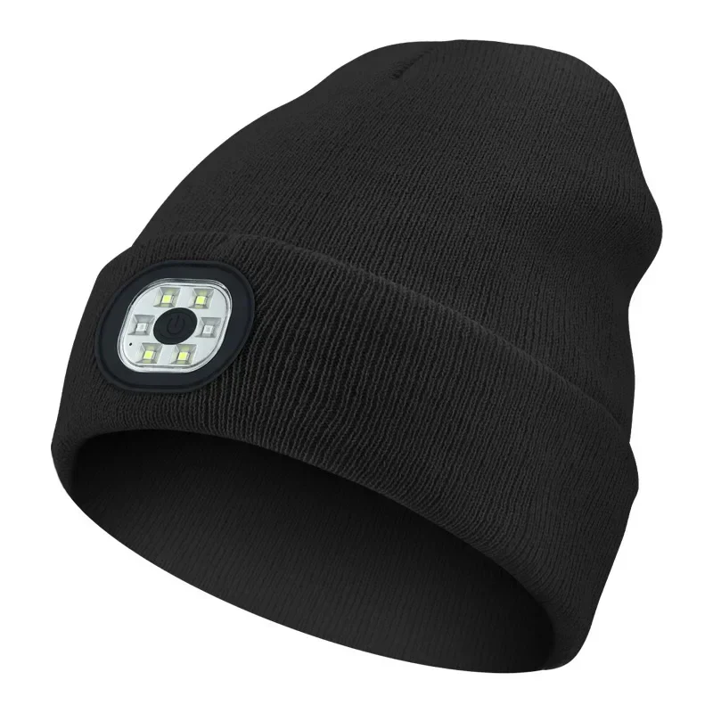 Rechargeable LED Beanie Hat for Winter - Image 5