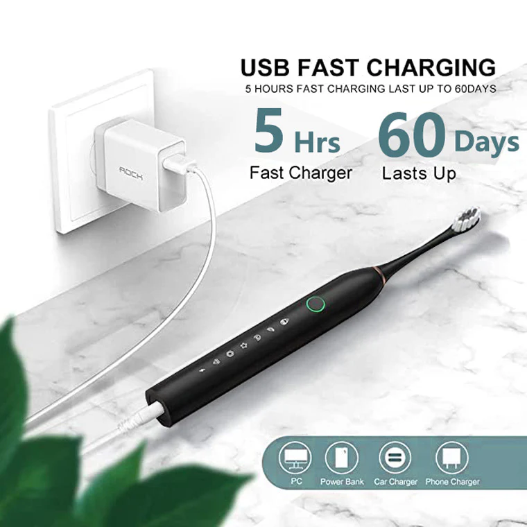 Rechargeable Ultrasonic Electric Toothbrush - Image 3