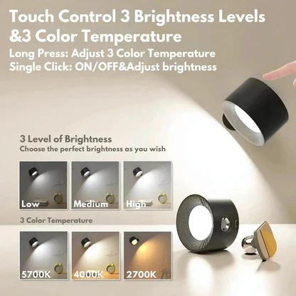 Rechargeable Wall Light with 360° Rotation - Image 14