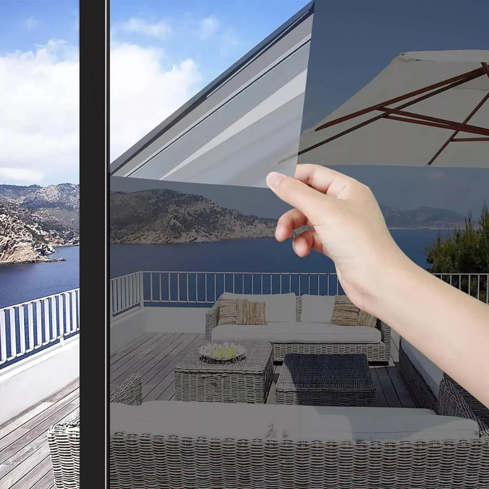 Reflective One-Way Privacy Glass Window Insulation Film - Image 10