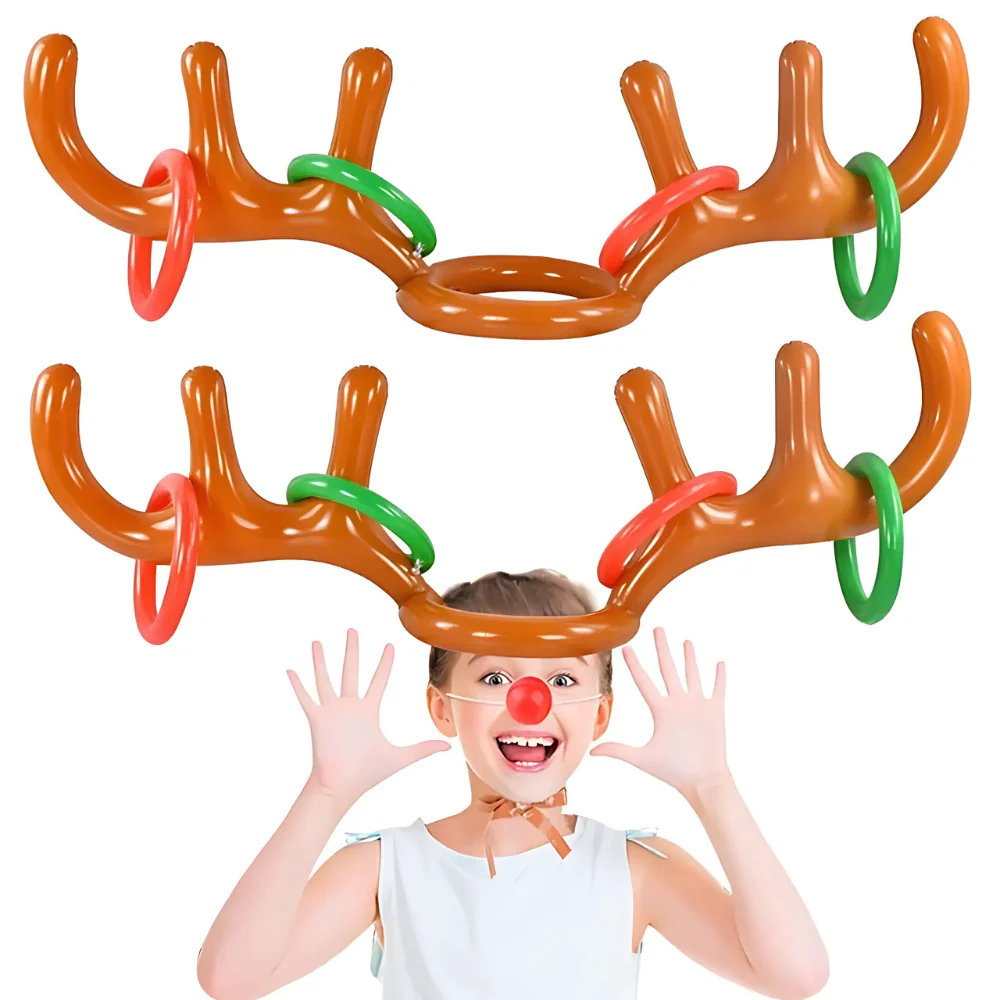 Reindeer Antler Ring Toss Christmas Game - Image 4