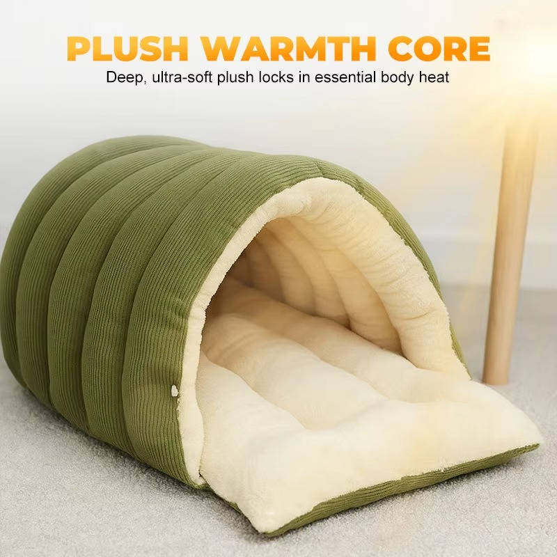 Removable and Washable Winter Closed off Cat Bed - Image 2