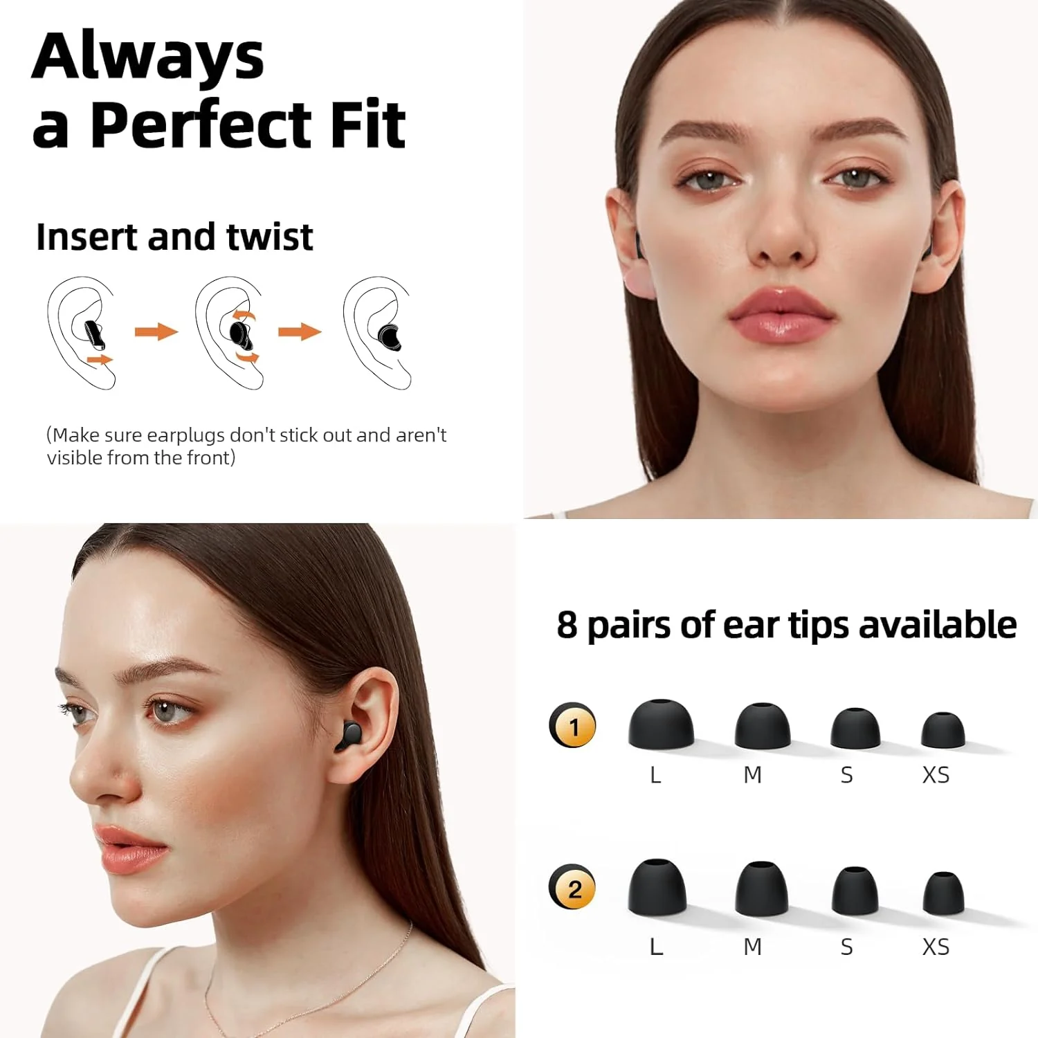 Reusable Noise Cancelling Ear Plugs For Sleeping Focus And Travel - Image 2