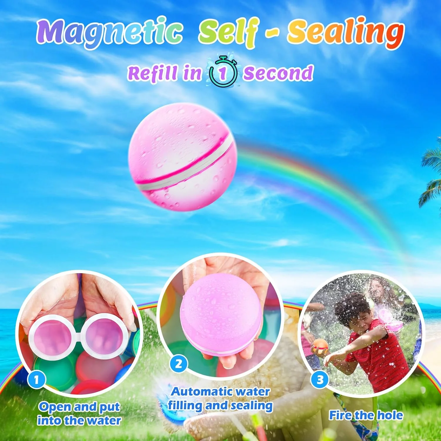 Reusable Magnetic Water Balloons - Image 2