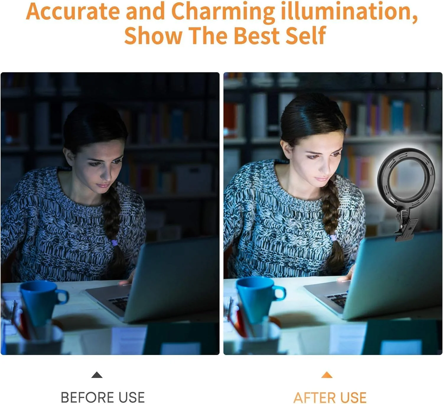 Clip on Laptop Ring Light - Image 4