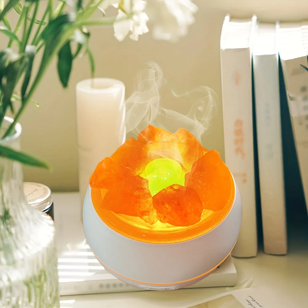 Salt Lamp Diffuser - 3-in-1 Essential Oil Diffuser - Image 3