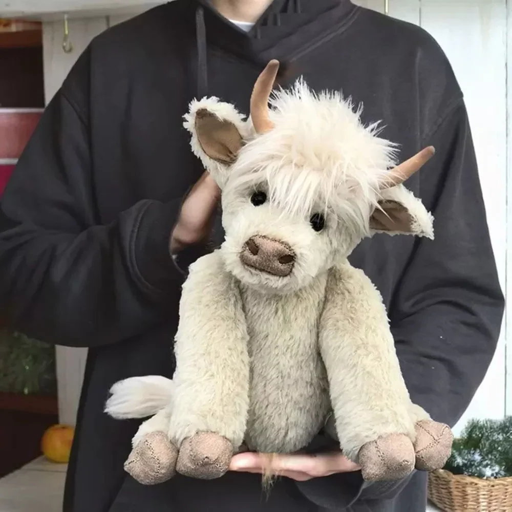 Scottish Handmade Highland Cattle Plush Toy - Image 4
