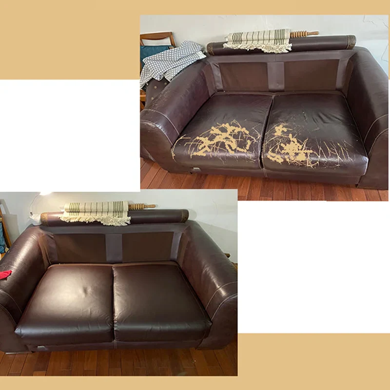Self-Adhesive Leather Refinisher Cuttable Sofa Repair Patch (19.7 x 53.9 inches) - Image 13